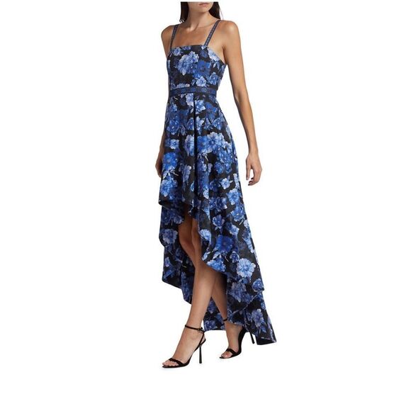 Alice + Olivia Florence Floral High-Low Gown size 4 - Picture 3 of 15